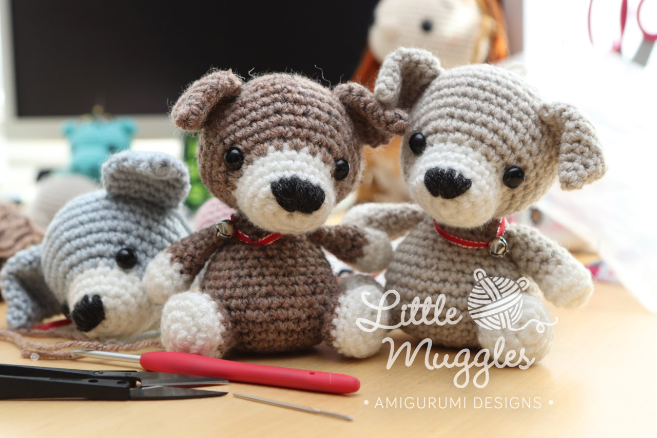 FREE PATTERN!  Puppy Beanbag Buddies!